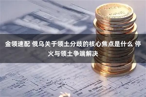 金领速配 俄乌关于领土分歧的核心焦点是什么 停火与领土争端解决